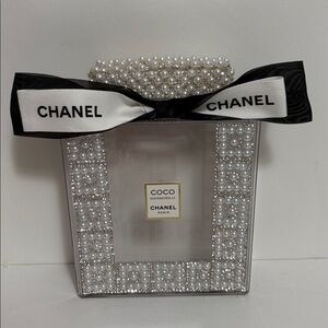 Plastic Clear No 5 Chanel Perfume Bottle Clutch